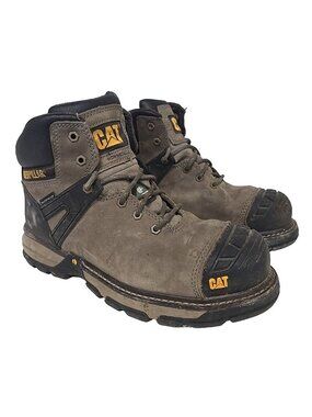 Caterpillar Men's p724582 6" Composite Toe Excavator Waterproof Boot Brown 8.5W